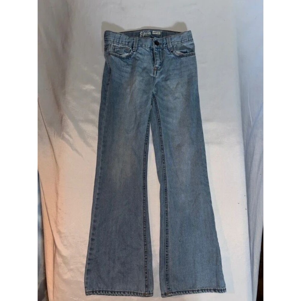 OshKosh B’gosh Boot Cut Blue Jeans Kids Girls Size 12S